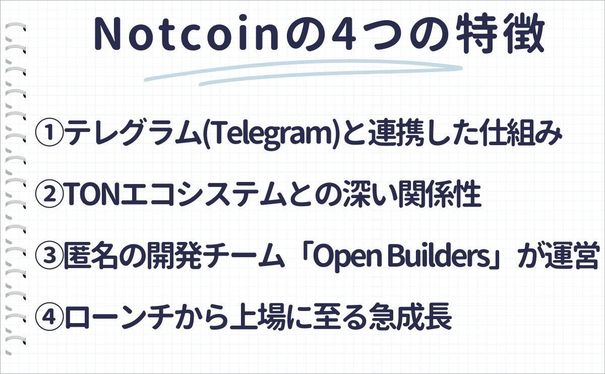 4features of Notcoin